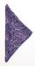 JH&F Handkerchief Paisley One Size Purple
