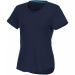 Jade kortermet resirkulert dame-T-skjorte Marineblå