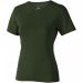 Nanaimo kortermet t-skjorte for kvinner Militærgrønn
