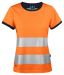 6012 T-skjorte Dame EN ISO 20471 Kl 2/1 Orange/Black
