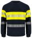 6129 Sweatshirt EN ISO 20471 Kl 1 Yellow/Black