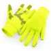 Softshell Sports Tech Gloves Fluorescent Yellow