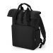 Recycled Twin Handle RollTop Laptop Backpack One Size Sort