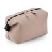 Matte PU Accessory Pouch Small Nude Pink