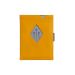 EXENTRI lommebok/kortholder i skinn med RFID-beskyttelse Sunflower 