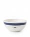 Earthenware Bowl Offwhite/Navy