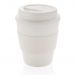Gjenbrukbar kaffekopp med skrulokk 350ml hvit