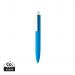 X3 smooth touch penn blå, hvit