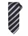 Waffle Stripe Tie Sort/Mørk Grå
