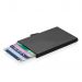 C-Secure aluminium RFID kortholder svart