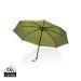 20,5" Impact AWARE™ rPET 190T pongee mini-paraply i bambus lys grønn