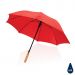 23" Impact AWARE™ rPET 190T bambus-paraply, autom. åpning rød