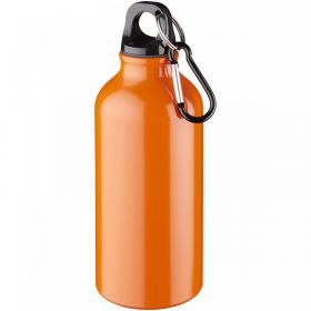 Oregon 400 ml aluminiumsflaske med karabinkrok Oransje