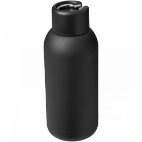 Brea 375 ml vacuum insulated sport bottle Solid svart