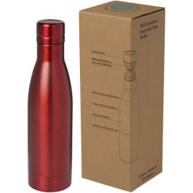Vasa 500 ml RCS-sertifisert resirkulert vakuumisolert flaske av rustfritt stål og kobber Rød