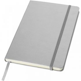 Classic A5 notatbok med stivt omslag Sølv