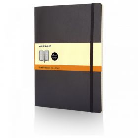 Classic XL notatbok med mykt omslag – linjert Solid svart