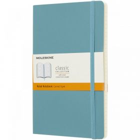 Classic L notatbok med mykt omslag – linjert Reef blå