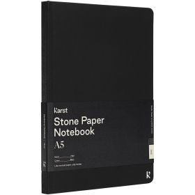 Karst® A5-steinpapir notatbok med hardt omslag – kvadrert
