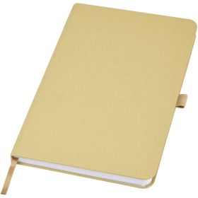 Fabianna notatbok med hardt omslag av knust papir Olivengrønn