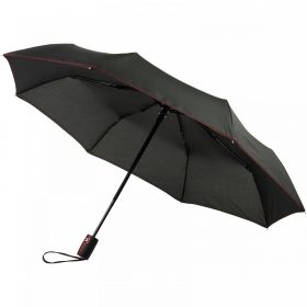 Stark-mini 21" sammenleggbar auto-åpne/lukke-paraply Rød