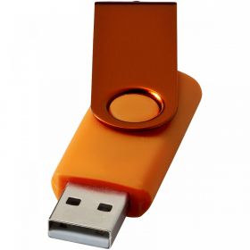 Rotate-metallic 4GB USB-minne Oransje