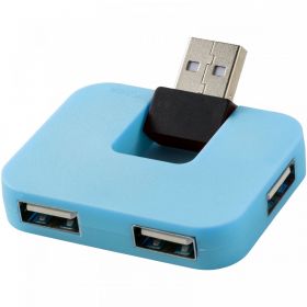 Gaia USB-hub med 4 porter Blå
