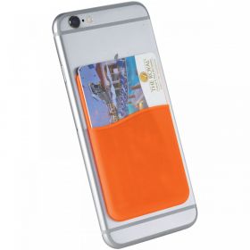 Slank kortholder for smarttelefoner Oransje
