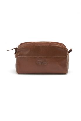 Leather Line Toilet Case Gul