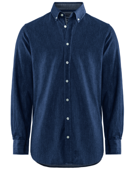 Berkeley Chilton Tailored Denim skjorte Marineblå