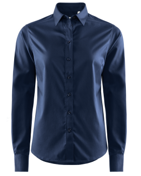 Berkeley Plainton Skjorte, tailored fit Dame Marineblå