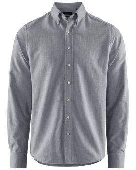 Berkeley Porto Oxford Skjorte, Tailored fit grå