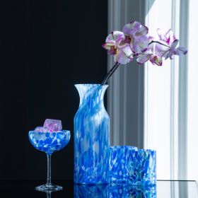 Magnor - Swirl - Champagneglass blå - 22 cl
