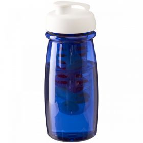 H2O Active® Pulse 600 ml sportsflaske og infuser med flipp lokk Transparent blå