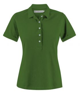 Sunset Stretch Polo Woman Green