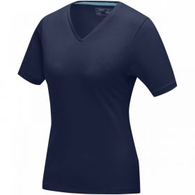 Kawartha kortermet økologisk t-skjorte for kvinner Marineblå