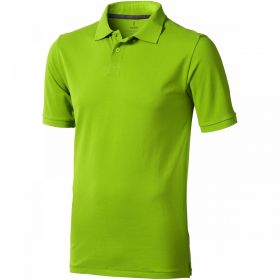 Calgary kortermet poloskjorte for menn Eplegrønn