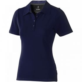 Markham kortermet poloskjorte med stretch for kvinner Marineblå