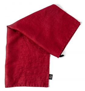Washed Linen, Dukserie Wine Red