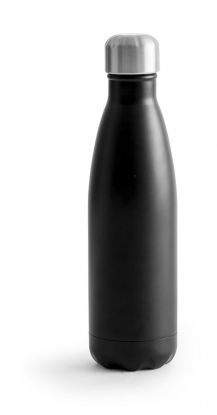 Stålflaske, svart