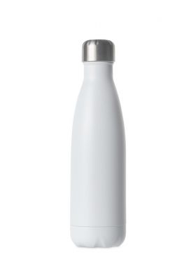 Stålflaske, hvit