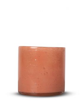 Vase/Lyslykt Calore Medium, korall.