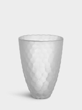 Raspberry Frost Vase H 160Mm