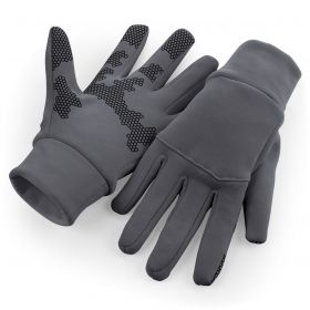 Softshell Sports Tech Gloves Graphite Grey