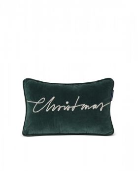 Christmas Cotton Velvet Pillow One Size