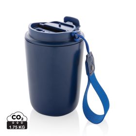 Cuppa RCS re-stål vakuumtumbler med snor Blå