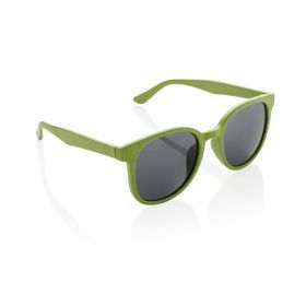 Solbriller i hvetefiber lys grønn