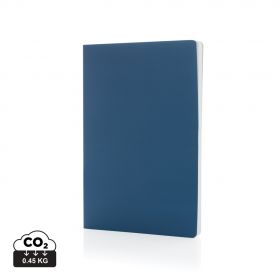 Impact notatbok i A5 med steinpapir og mykt omslag Blå