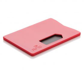 RFID anti- skimming kortholder rød