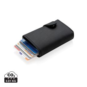 Standard aluminium RFID kortholder med PU lommebok